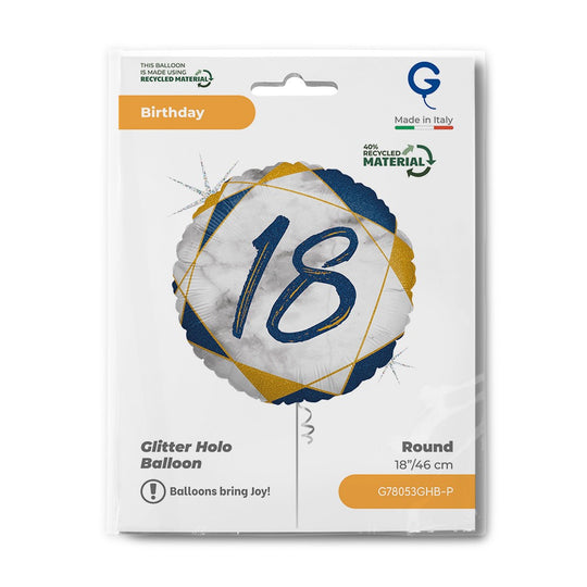 Grabo 18" Marble Mate 18 Blue packaging