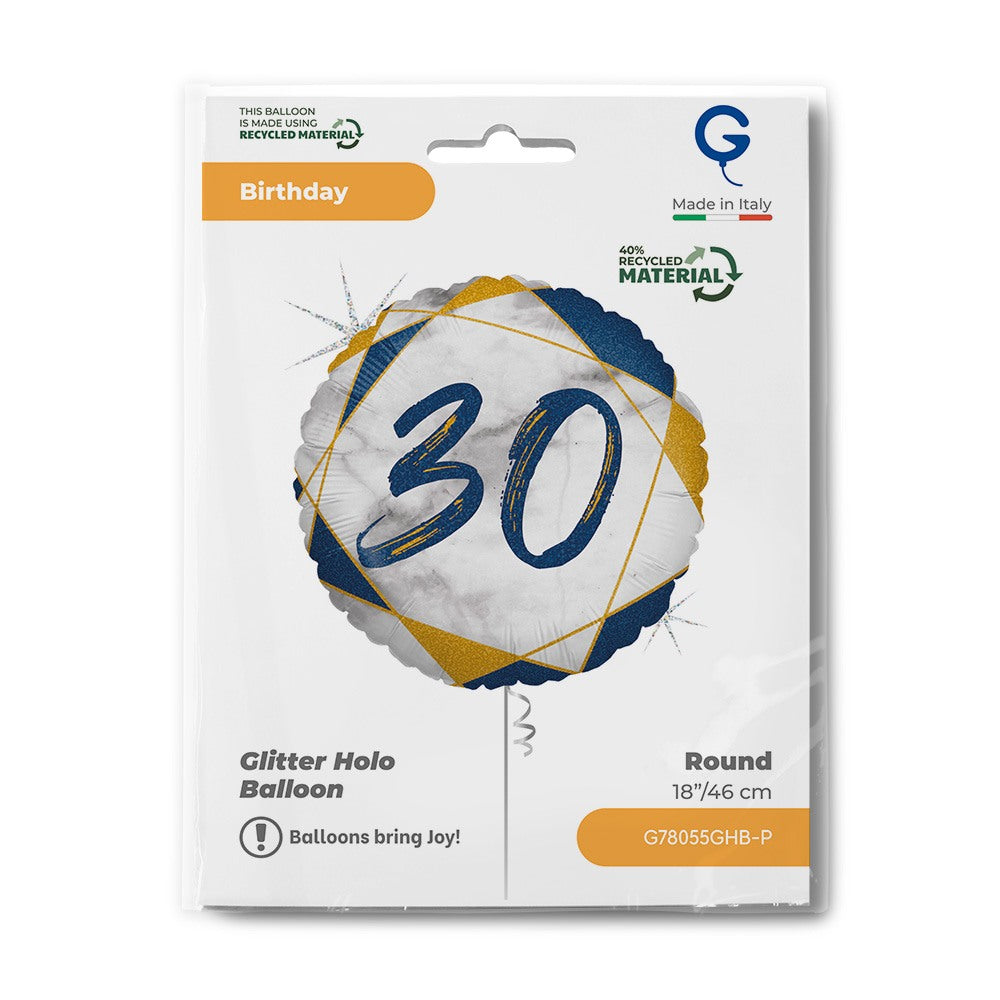 Grabo 18" Marble Mate 30 Blue packaging