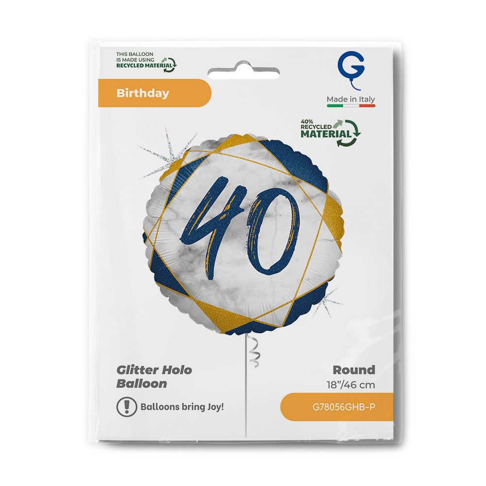 Grabo 18" Marble Mate 40 Blue packaging