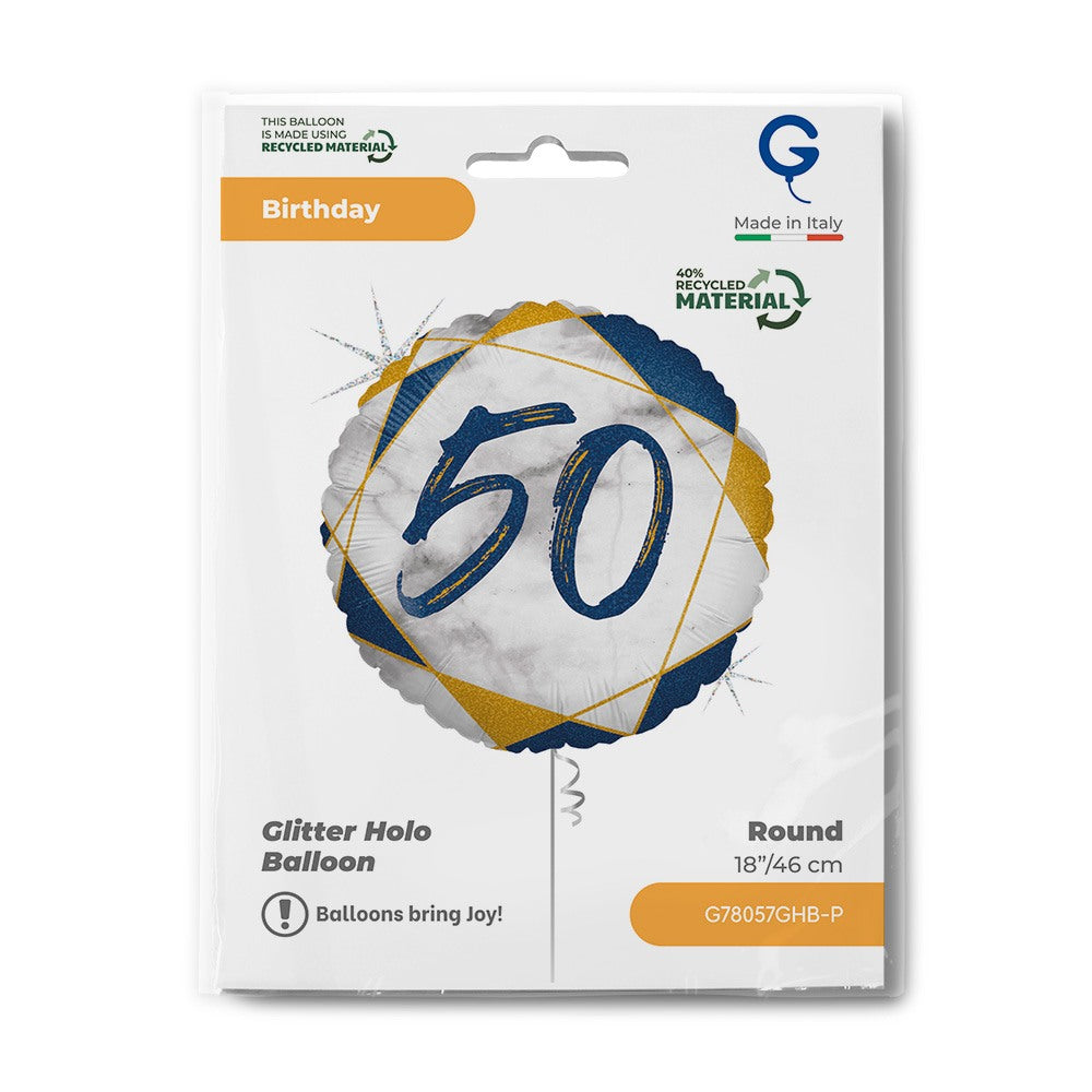 Grabo 18" Marble Mate 50 Blue packaging