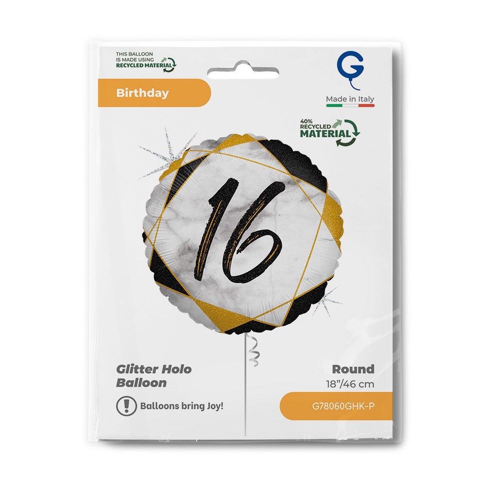 Grabo 18" Marble Mate 16 Black packaging
