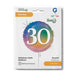 Grabo 18" Happy 30 Colourful Rainbow packaging