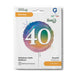 Grabo 18" Happy 40 Colourful Rainbow packaging