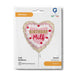 Grabo 18 inch Birthday Milf Heart Foil Balloon packaging