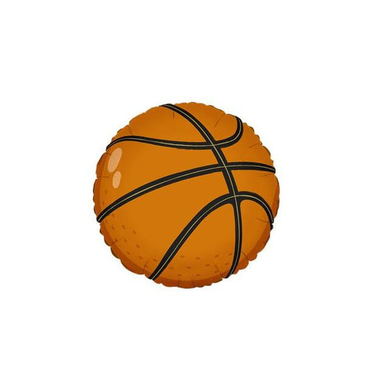 18" Basketball Foil Balloon Packaged