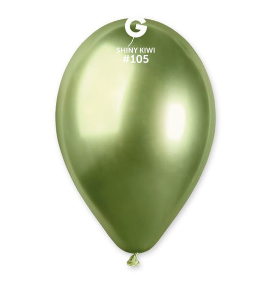 Gemar 13" Shiny Kiwi #105 GB120 50pcs Round Balloon