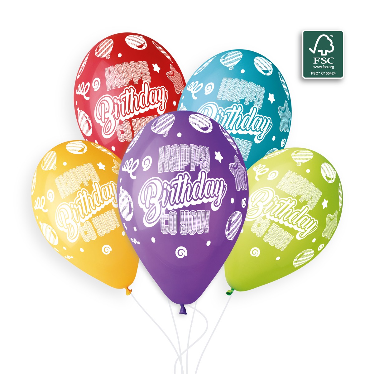 Birthday To You #878, 33cm/13", 6pcs, G120 — Italian store original 1200px — beauty