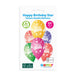 Happy Birthday #1176, 33cm/13", 6pcs, G120 — Italian store original 1200px — hang-pack