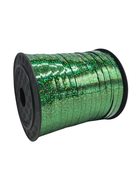 Gemar 5mm x 250m Holographic Curling Ribbon Green — official Gemar UK product image