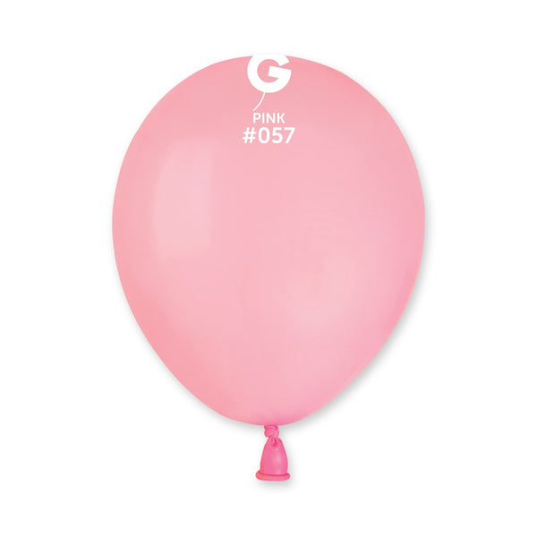 Gemar 5" Pink #057 A50 50pcs Round Balloon — Italian store beauty original 1200px