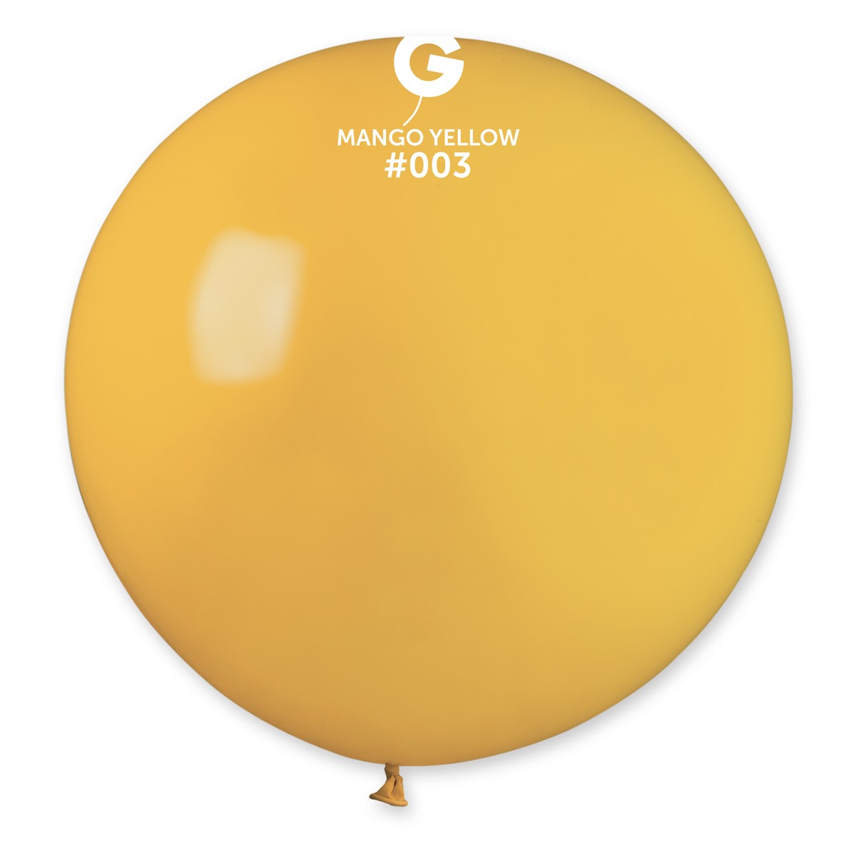 Gemar 31" Yellow #003 G30 1pc Round Balloon — Italian store beauty original 1200px