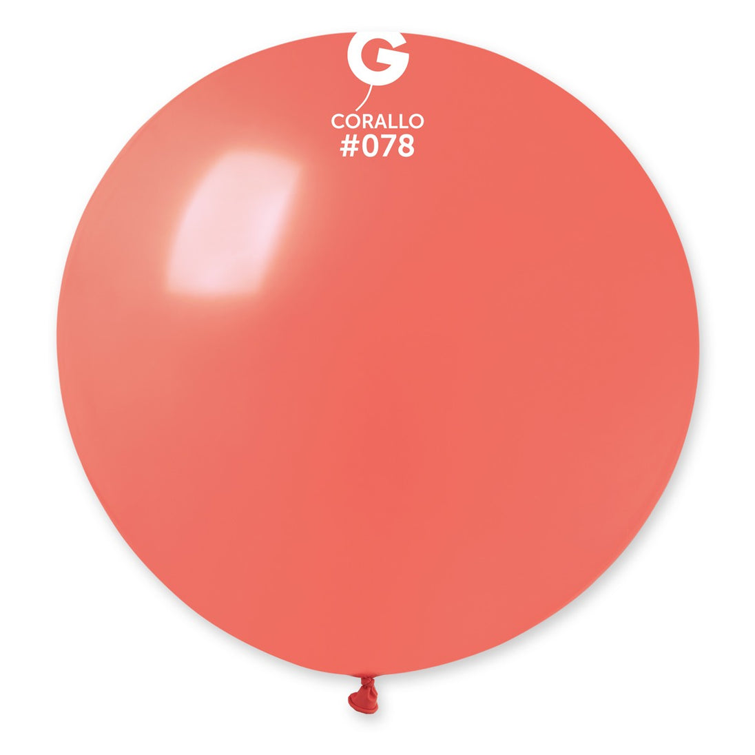 Gemar 31" Corallo #078 G30 1pc Round Balloon — Italian store beauty original 1200px