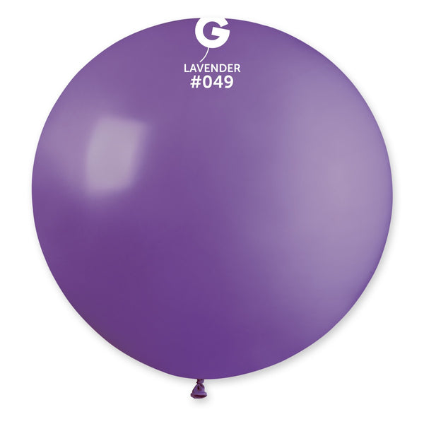 Gemar 31" Lavender #049 G30 1pc Round Balloon — Italian store beauty original 1200px
