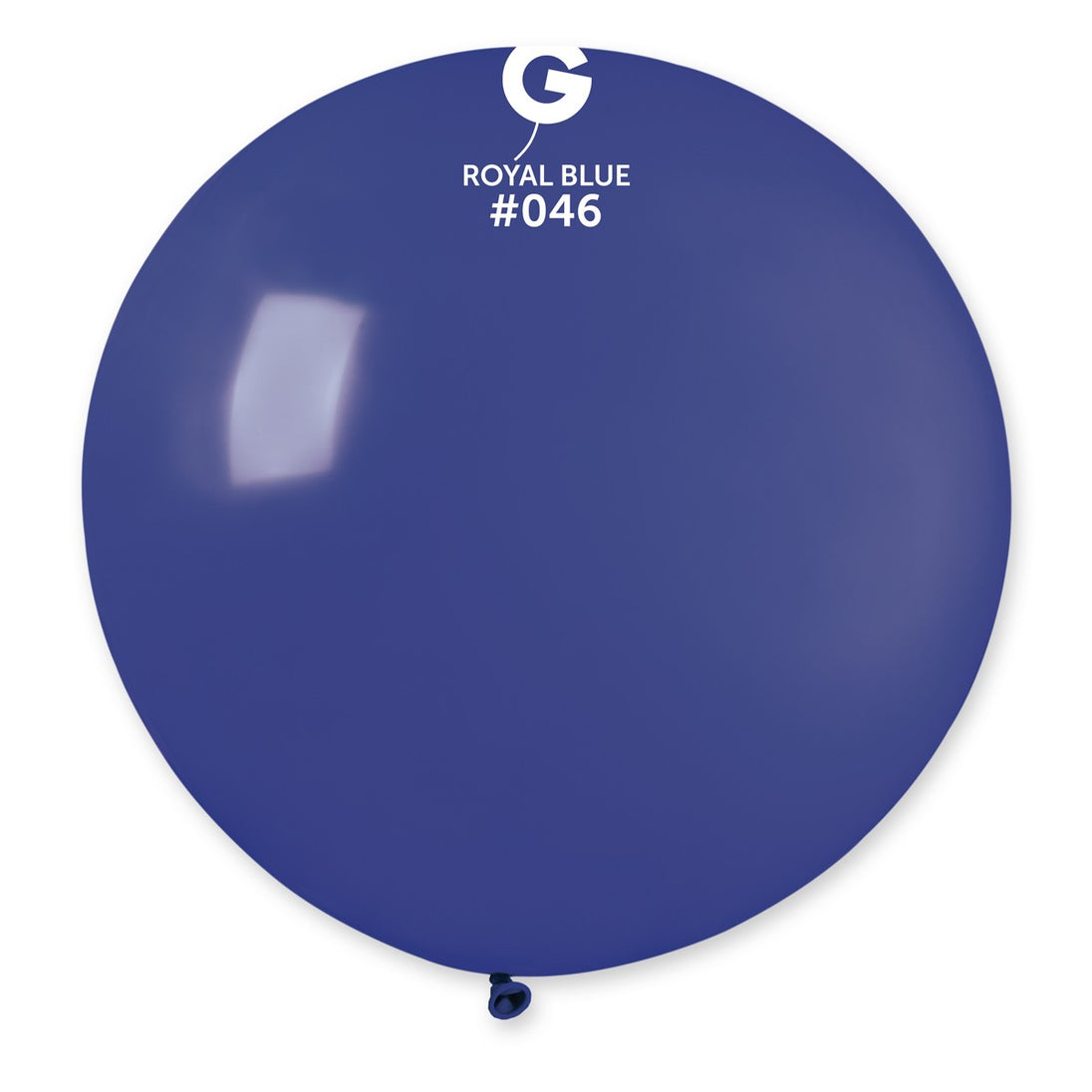 Gemar 31" Royal Blue #046 G30 1pc Round Balloon — Italian store beauty original 1200px