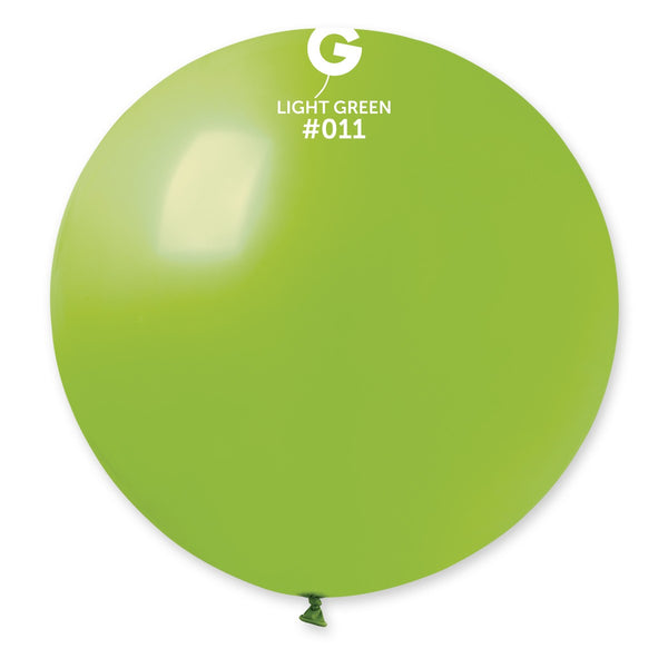 Gemar 31" Light Green #011 G30 1pc Round Balloon — Italian store beauty original 1200px