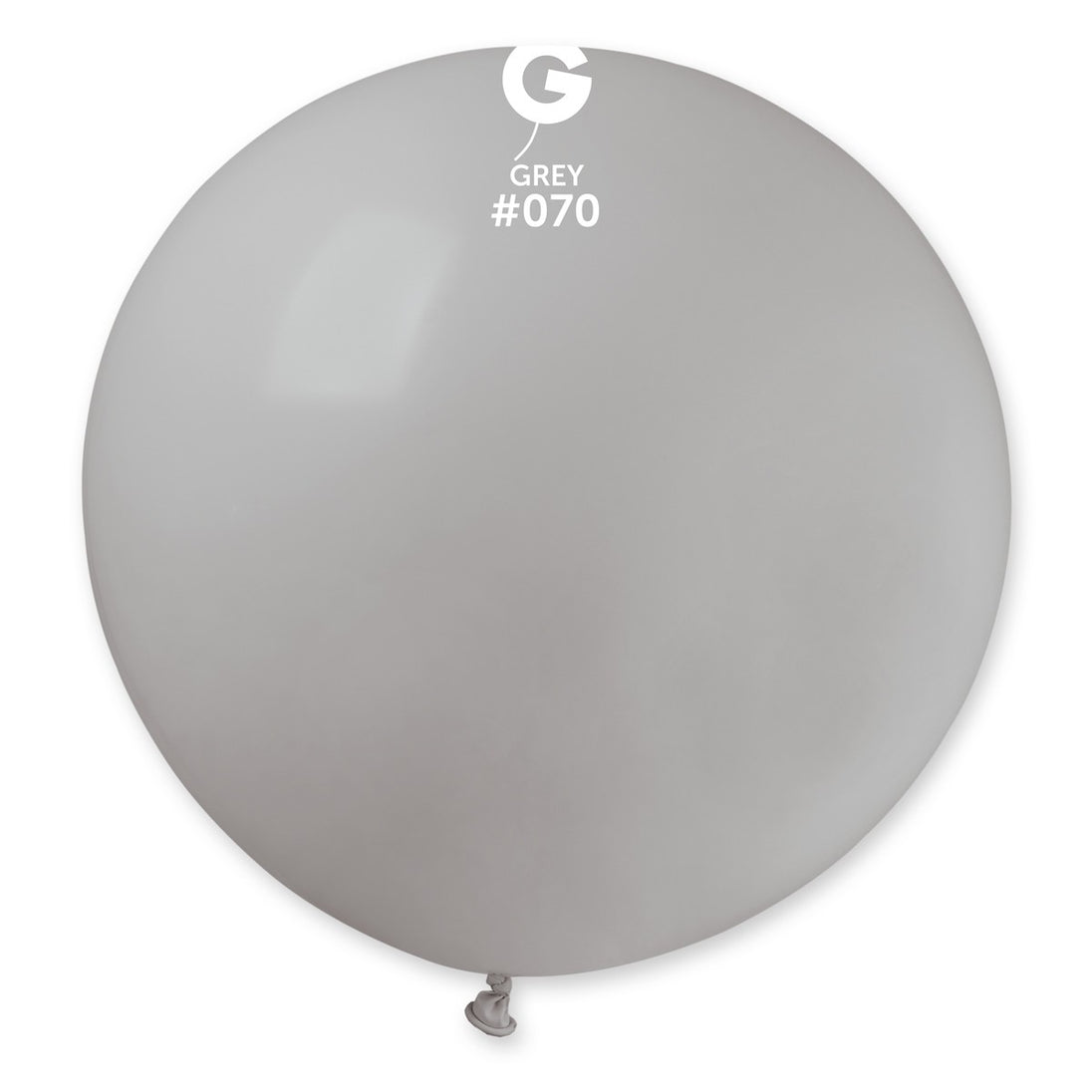 Gemar 31" Grey #070 G30 1pc Round Balloon — Italian store beauty original 1200px