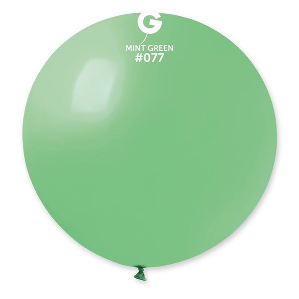 Gemar 31" Mint Green #077 G30 1pc Round Balloon — Italian store beauty original 1200px