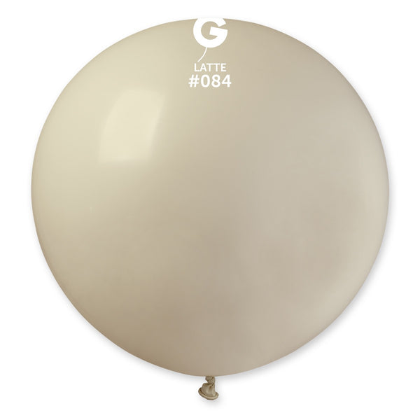 Gemar 31" Latte #084 G30 1pc Round Balloon — Italian store beauty original 1200px