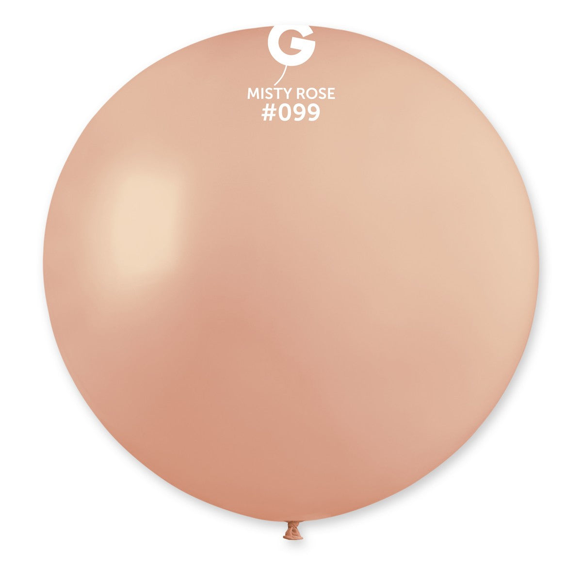 Gemar 31" Misty Rose #099 G30 1pc Round Balloon — Italian store beauty original 1200px