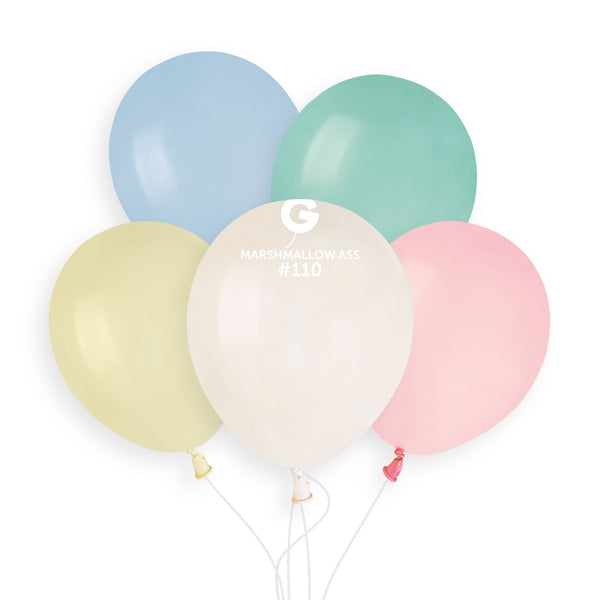 5" Assorted #110 A50 50pcs Round Balloon — Italian store beauty original 1200px