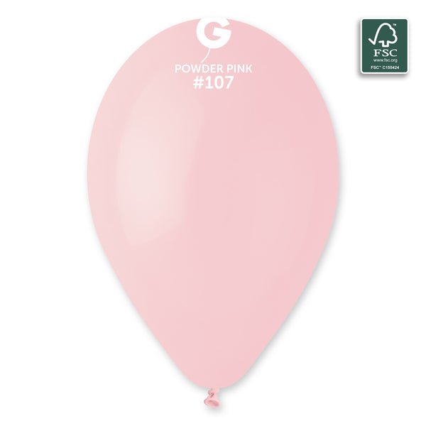 13" Powder Pink #107 G120 50pcs Round Balloon — Italian store beauty original 1200px