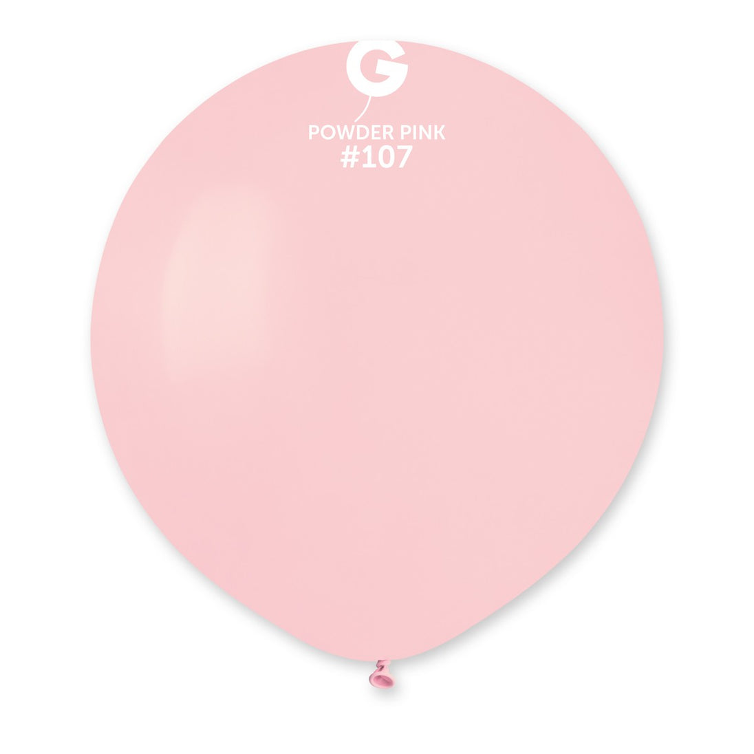 19" Powder Pink #107 G19 25pcs Round Balloon — Italian store beauty original 1200px