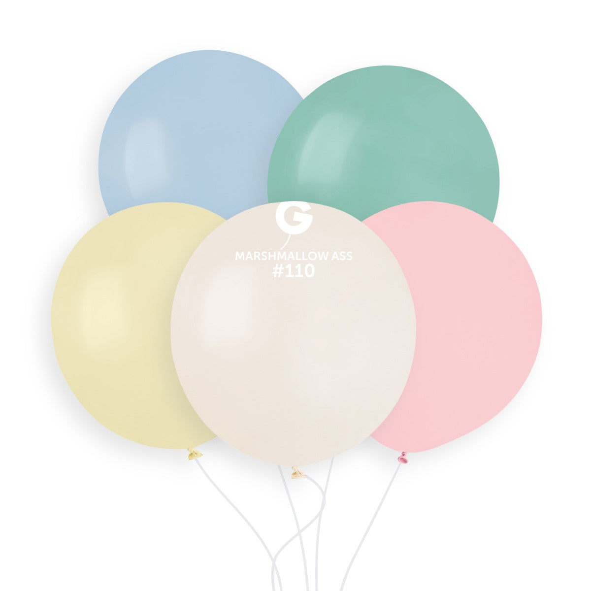 19" Assorted #110 G19 25pcs Round Balloon — Italian store beauty original 1200px