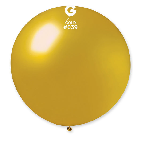 Gemar 31" Metallic Gold #039 GM30 1pc Round Balloon — Italian store beauty original 1200px