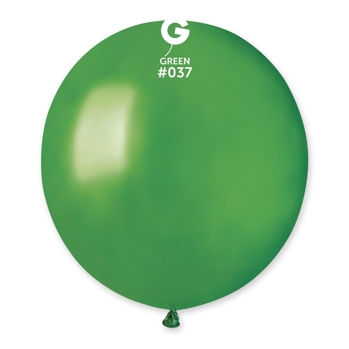 19" Metallic Green #037 GM19 25pcs Round Balloon — Italian store beauty original 1200px