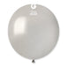 19" Metallic Silver #038 GM19 25pcs Round Balloon — Italian store beauty original 1200px