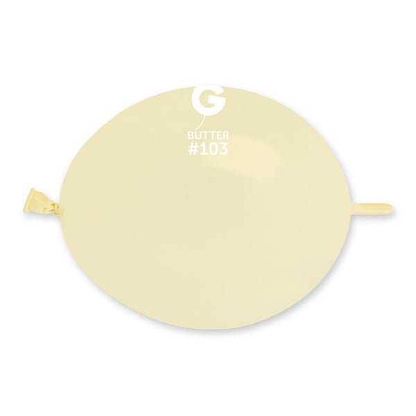 Gemar 6" Butter #103 GL6 100pcs Link Balloons — Italian store beauty original 1200px