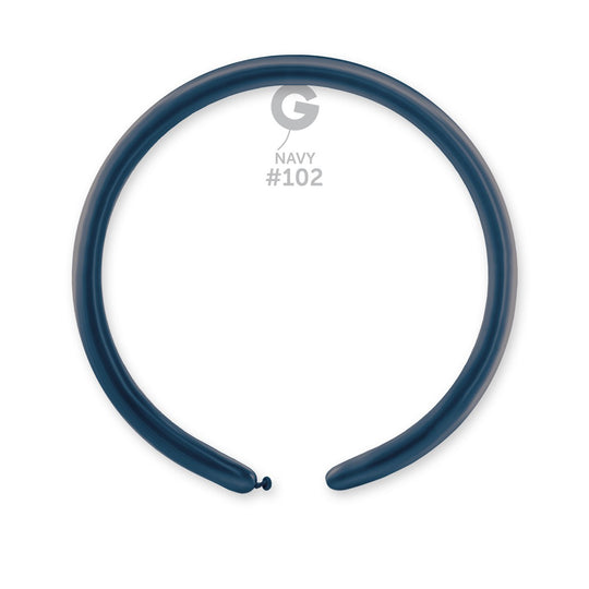 Gemar 1" Navy #102 D2 100pcs Modelling Balloons — Italian store beauty original 1200px