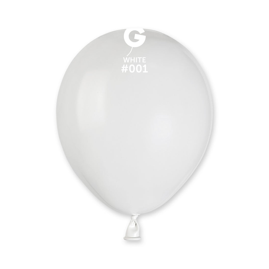 Gemar 5" White #001 A50 50pcs Round Balloon — Italian store beauty original 1200px