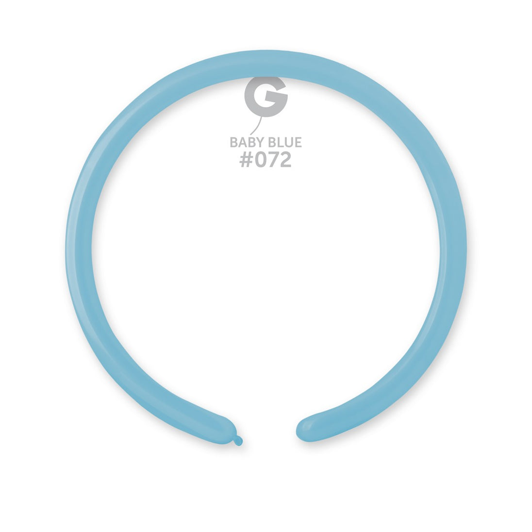 Gemar 1" Baby Blue #072 D2 100pcs Modelling Balloons — Italian store beauty original 1200px