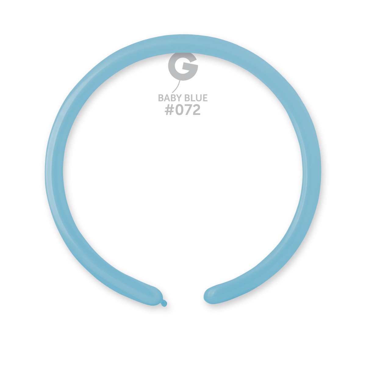 Gemar 1" Baby Blue #072 D2 100pcs Modelling Balloons — Italian store beauty original 1200px