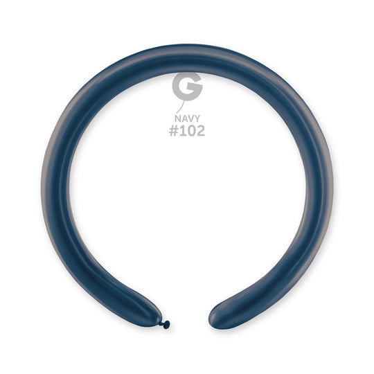 Gemar 2" Navy #102 D4 100pcs Modelling Balloons — Italian store beauty original 1200px