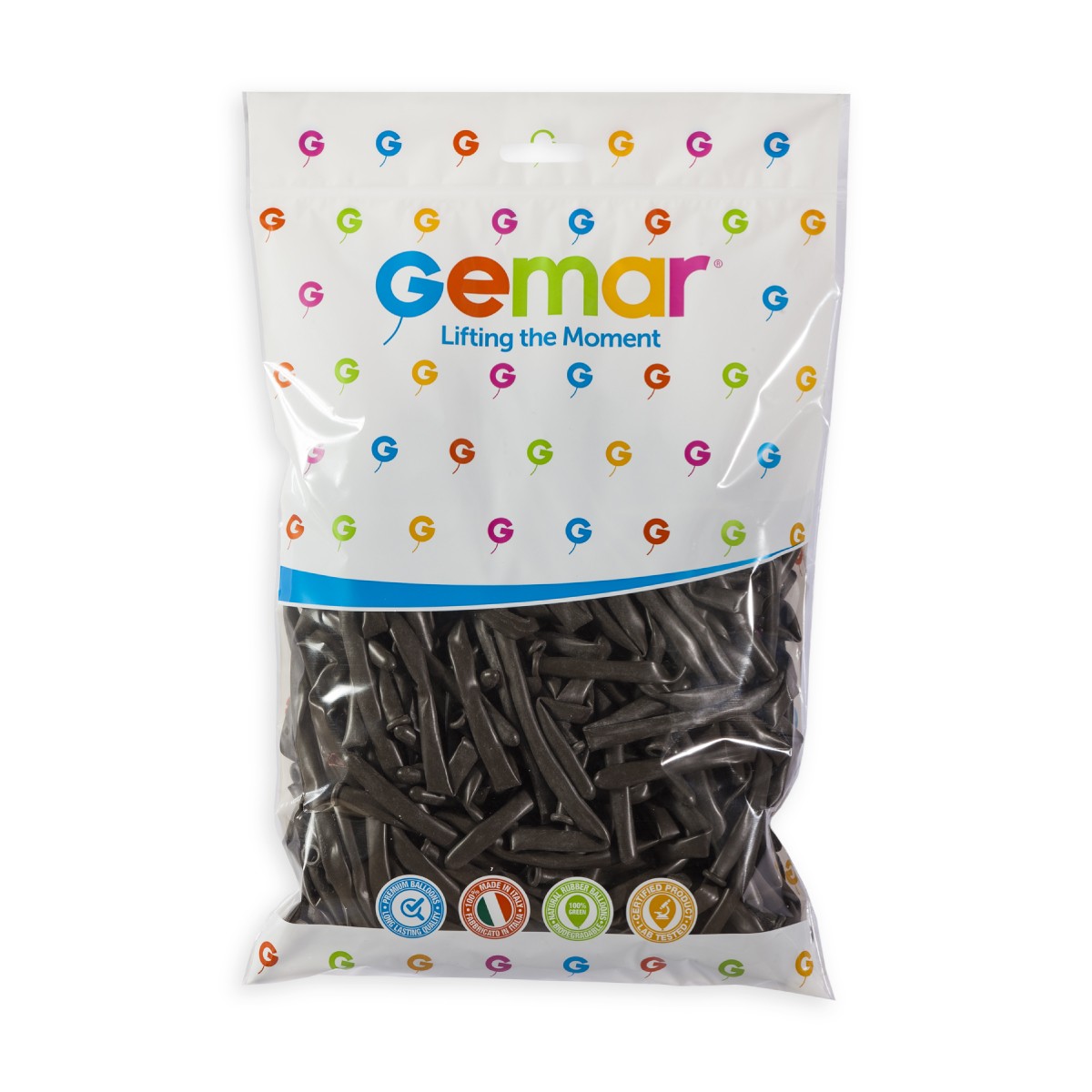 Gemar 2" Brown #048 D4 100pcs Modelling Balloons — Italian store pack original 1200px