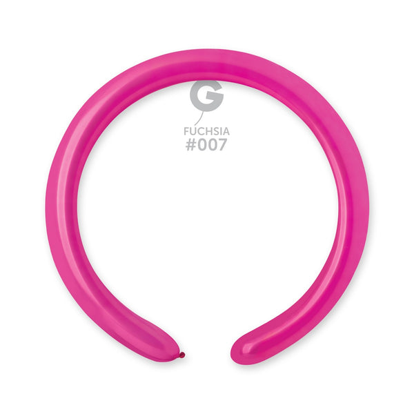 Gemar 2" Fuchsia #007 D4 100pcs Modelling Balloons — Italian store beauty original 1200px