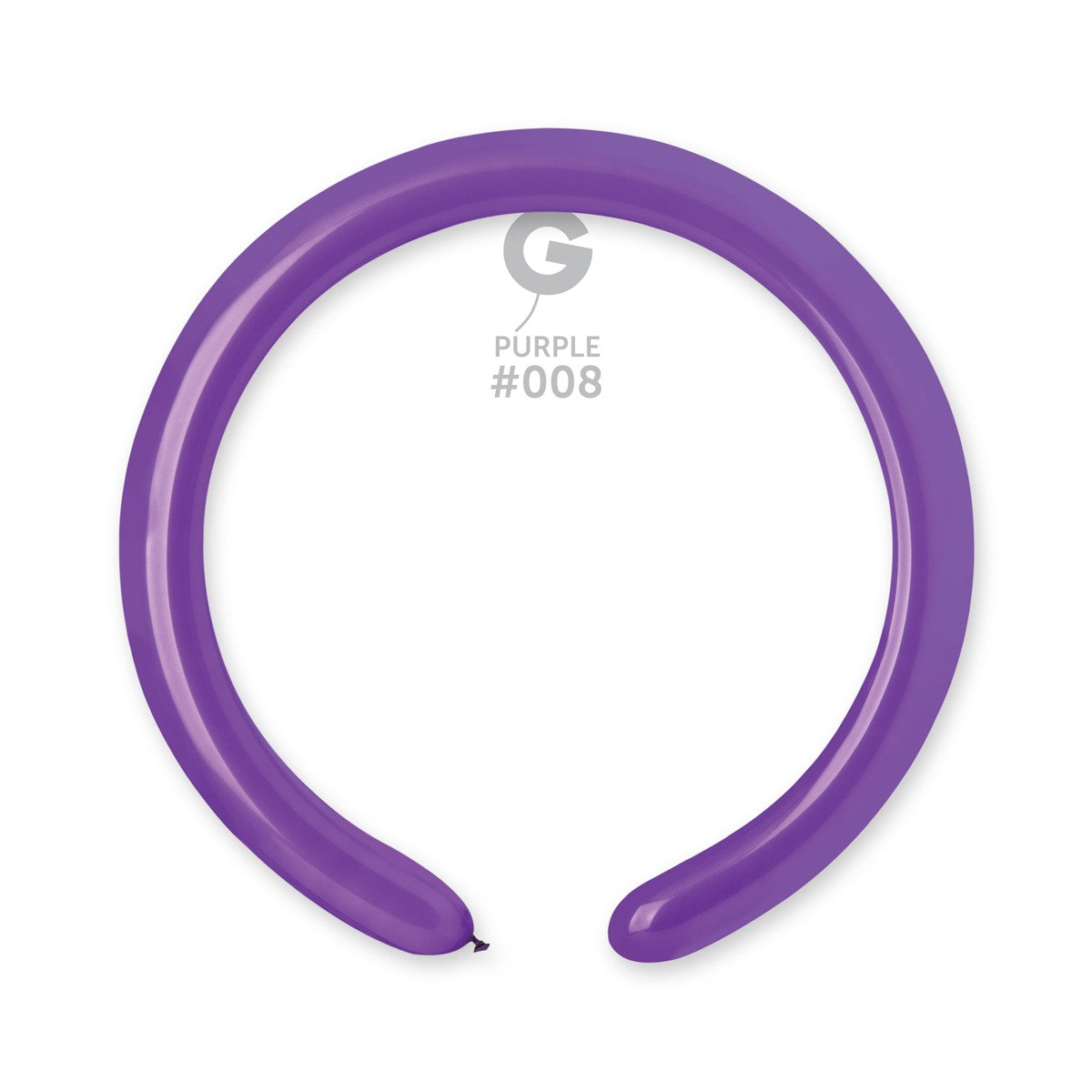 Gemar 2" Purple #008 D4 100pcs Modelling Balloons — Italian store beauty original 1200px