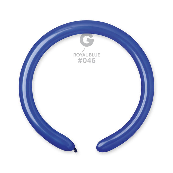 Gemar 2" Royal Blue #046 D4 100pcs Modelling Balloons — Italian store beauty original 1200px