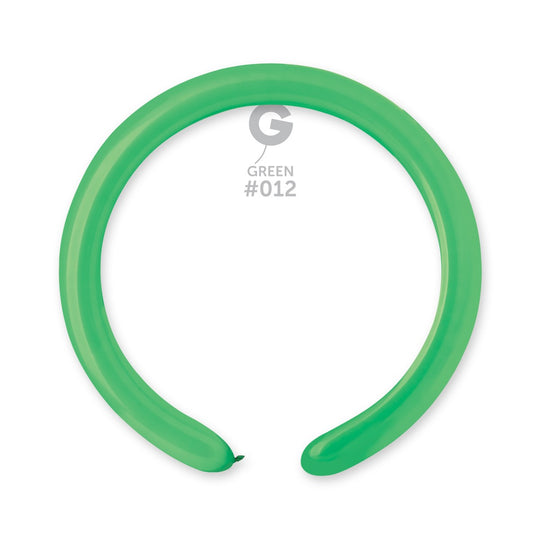 Gemar 2" Green #012 D4 100pcs Modelling Balloons — Italian store beauty original 1200px