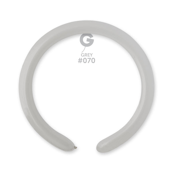 Gemar 2" Grey #070 D4 100pcs Modelling Balloons — Italian store beauty original 1200px