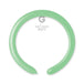 Gemar 2" Mint Green modelling balloon, single inflated balloon