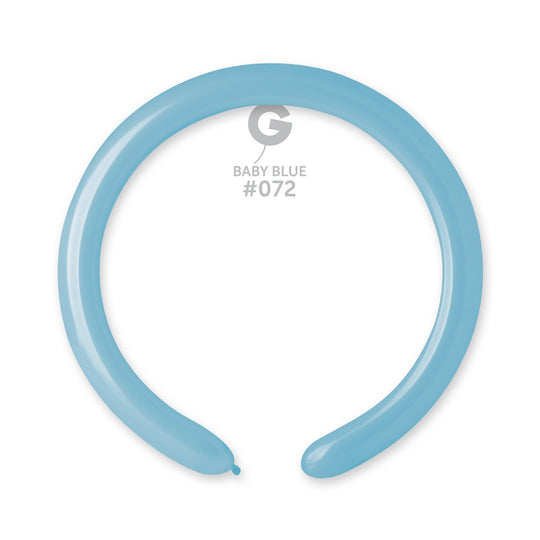 Gemar 2" Baby Blue #072 D4 100pcs Modelling Balloons — Italian store beauty original 1200px