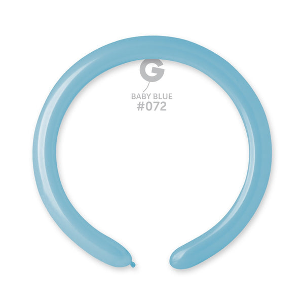 Gemar 2" Baby Blue #072 D4 100pcs Modelling Balloons — Italian store beauty original 1200px
