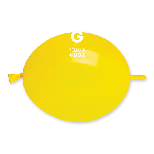 Gemar 6" Yellow #002 GL6 100pcs Link Balloons — Italian store beauty original 1200px