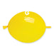 Gemar 6" Yellow #002 GL6 100pcs Link Balloons — Italian store beauty original 1200px