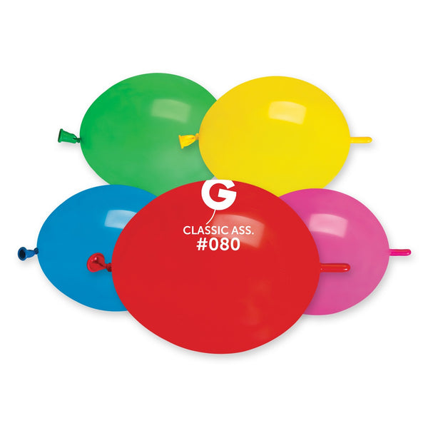 Gemar 6" Assorted #080 GL6 100pcs Link Balloons — Italian store beauty original 1200px