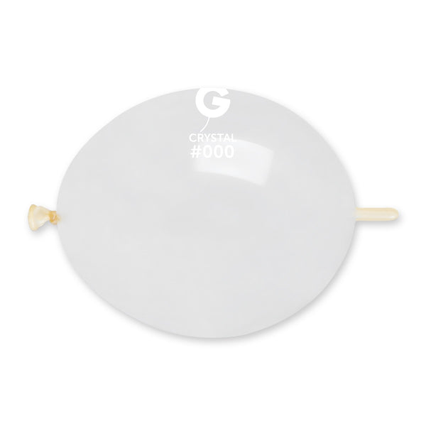 Gemar 6" Crystal Clear #000 GL6 100pcs Link Balloons — Italian store beauty original 1200px