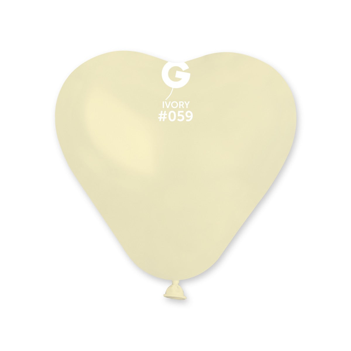 Gemar 6" Ivory #059 CR6 100pcs Modelling Balloons — Italian store beauty original 1200px